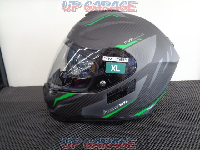 Wins(ウインズ) A-FORCE RS FLASH フルフェイスヘルメット マットカーボン×ネオングリーン XLサイズ-02