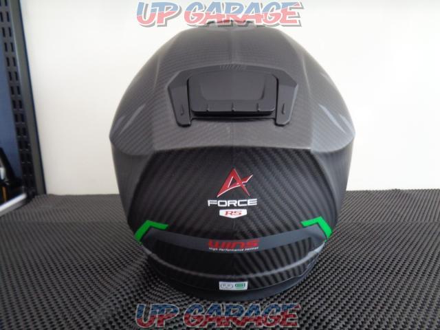 Wins(ウインズ) A-FORCE RS FLASH フルフェイスヘルメット マットカーボン×ネオングリーン XLサイズ-03