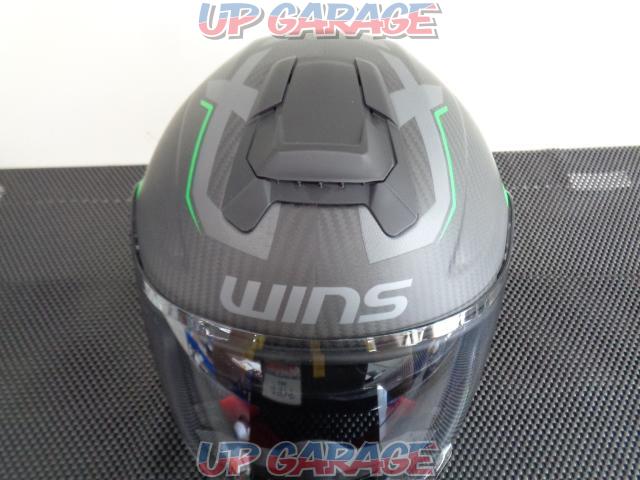 Wins(ウインズ) A-FORCE RS FLASH フルフェイスヘルメット マットカーボン×ネオングリーン XLサイズ-05