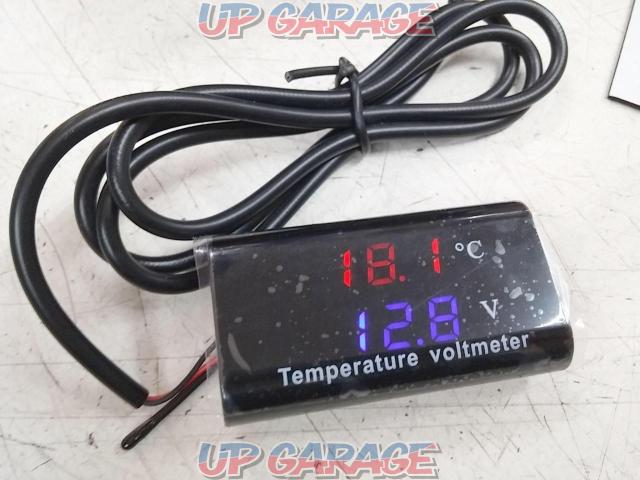 Unknown Manufacturer
Outside temperature & voltmeter (red and blue characters)
[12V]-02