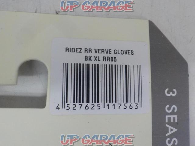 RIDEZ(ライズインターナショナル) RR VERVE GLOVES BK XL RR05-02
