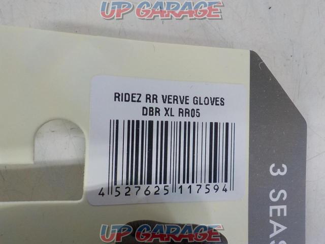 RIDEZ(ライズインターナショナル) RR VERVE GLOVES DBROWN XL RR05-02