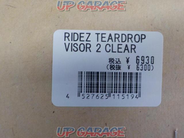 RIDEZ(ライズインターナショナル) TEARDROP VISOR2 CLEAR-02