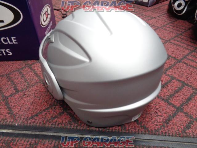 【ceptoo】 ジェットヘルメット CZ-705 マットシルバー サイズ:57‐59cm-04