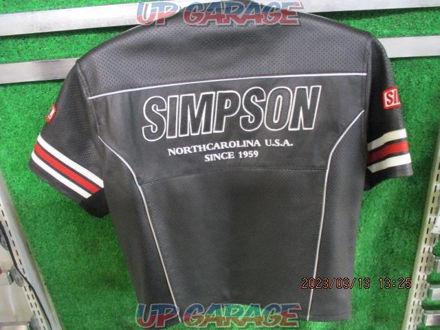 ◆SIMPSON
SLT-6111
Leather shirt
Size M-05