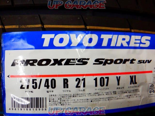 【倉庫保管】 【2本セット】TOYO PROXES Sport SUV-05