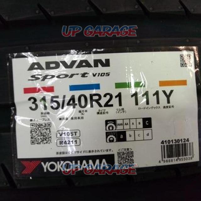 2024.04 Price reduced
Takeaway only YOKOHAMA
(Yokohama)
ADVAN
Sport
V105
315 / 40R21
111Y-07