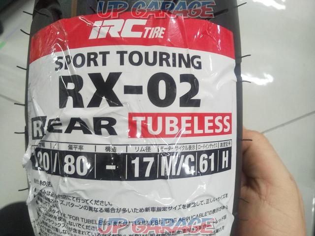 IRC
RX-02
Rear
120 / 80-17-02