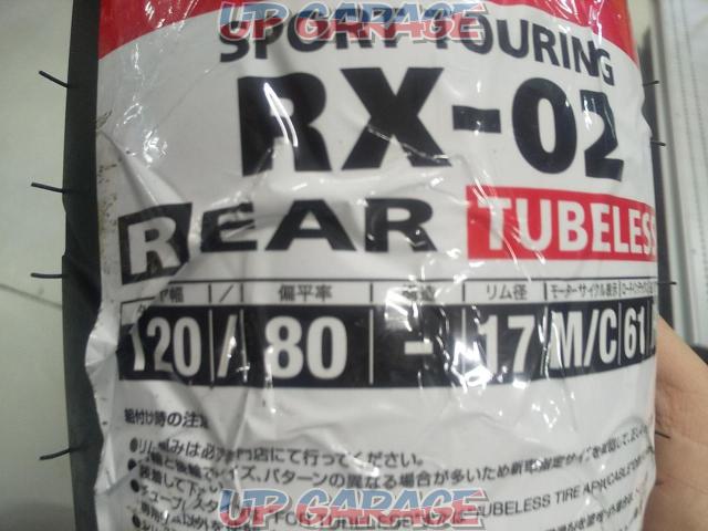IRC
RX-02
Rear
120 / 80-17-03