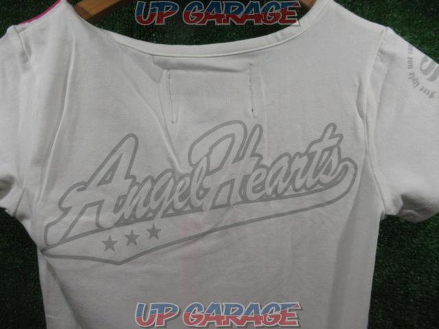 未使用品 サイズWS Tシャツ 白ピンク AngelHearts(エンジェルハーツ)-04