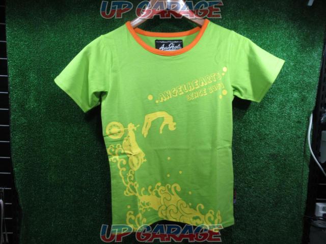 未使用品 サイズWS Tシャツ 黄緑 AngelHearts(エンジェルハーツ)-01