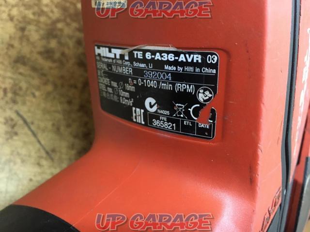 ○ Price reduced! Hilti
Rechargeable rotary hammer drill
TE6-A36-04