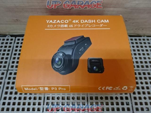RX2107-562 YAZACO P3 Pro 3カメラ搭載 2.0インチモニター 前後カメラ ドライブレコーダー-07