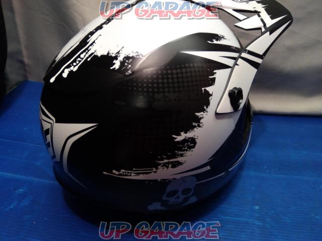 サイズ:S 54cm-55cm HJC CL-MX オフロードヘルメット 黒/白 製造:2015年-07