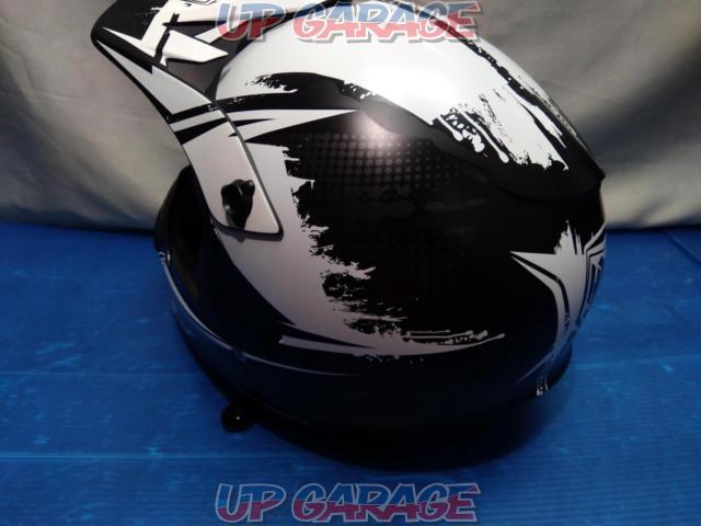 サイズ:S 54cm-55cm HJC CL-MX オフロードヘルメット 黒/白 製造:2015年-08