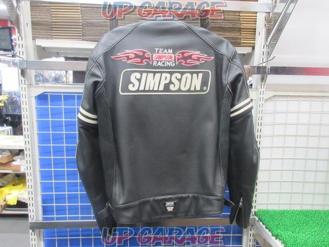 ◎ SIMPSON
Leather Mesh Jacket & Leather Pants Set
L size-02