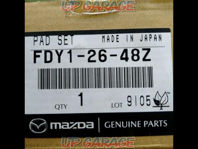 Mazda genuine
Genuine rear brake pad
FDY1-26-48Z-02