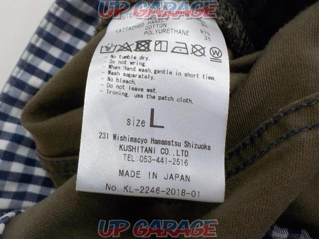 Price Cuts!
KUSHITANI (Kushitani)
straight fit pants
Size: Ladies L
KL-2246-09