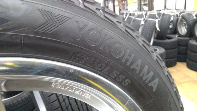 注 【コンテナ1】【現行CR-Vサイズ】RAYS VOLK RACING PROGRESSIV SPOKE+YOKOHAMA iceGUARD SUV G075-05