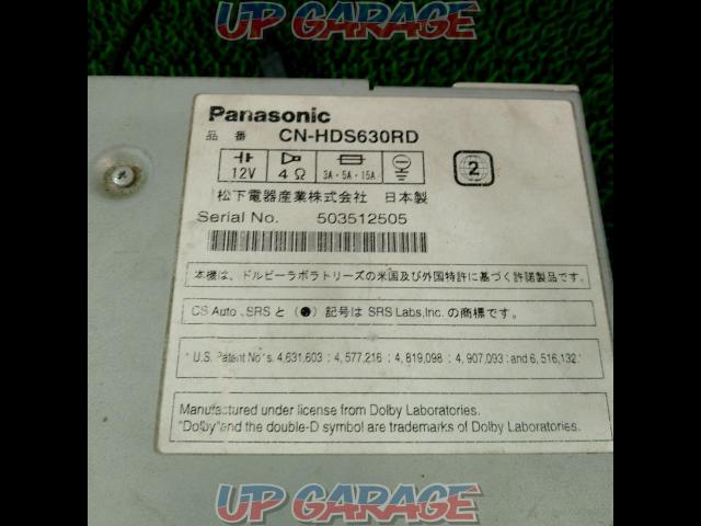 Panasonic CN-HDS630RD CD/DVD/MD/HDD録音/SD-03