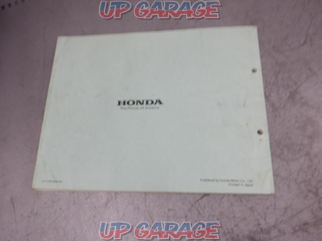 Price reduced! 9 Wakeari HONDA
parts catalog 6-08