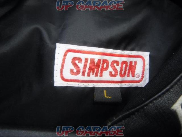 □Campaign special price! SIMPSON premium PU leather jacket-03