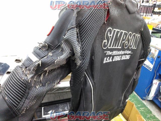 □Campaign special price! SIMPSON premium PU leather jacket-05