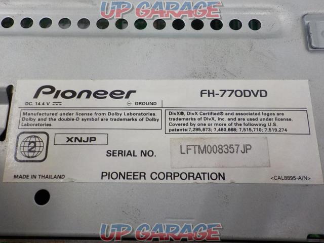Wakeari
carrozzeria (Carrozzeria)
No FH-770DVD power wiring
Unchecked]-04