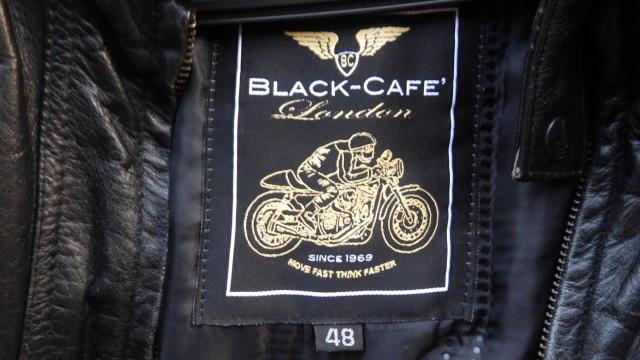 【ライダース】【サイズ:48】BLACK-CAFE レザージャケット-02
