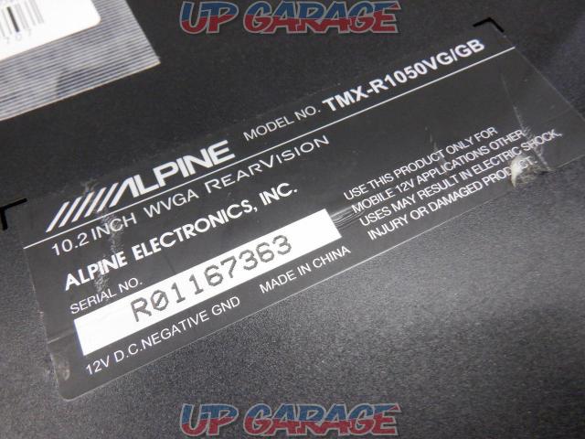 ●値下げしました!!【ワケ有】ALPINE(アルパイン) TMX-R1050VG-07
