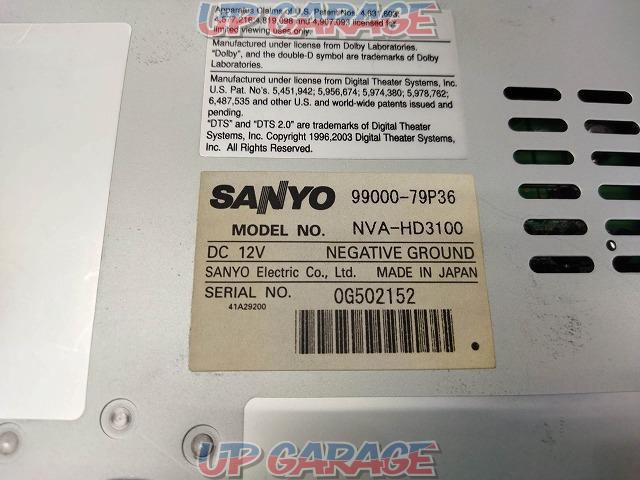 SANYO HDDナビゲーション NVA-HD3100 2023.07 値下げしました-05