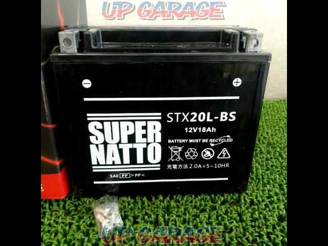 わけあり SUPER NATTO MFバッテリー STX20L-BS-02