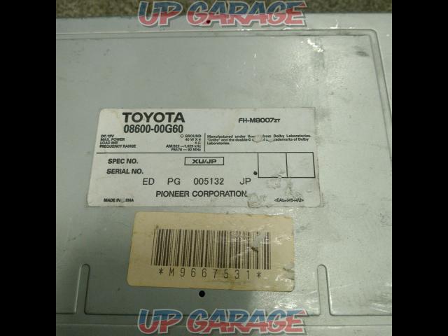 Toyota genuine
2DIN size CD / cassette tuner
CKP-W55-02