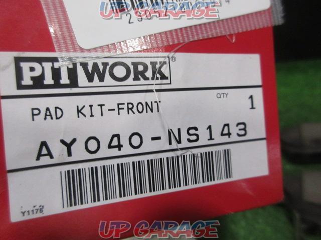 PIT
WORK (pit work)
V36 series Skyline
Genuine equivalent brake pads
Front
(AY040-NS143)-09