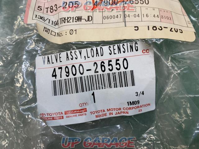 TOYOTA
[47900-26550]
Hiace
load sensing valve
ASSY-02