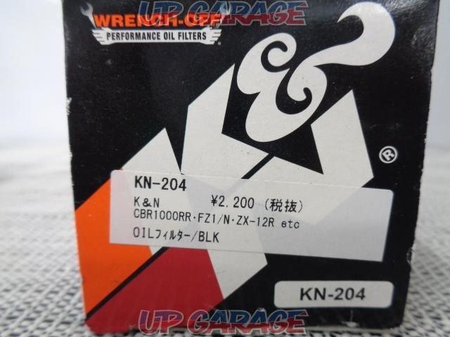K&N オイルフィルター BLK KN-204-03