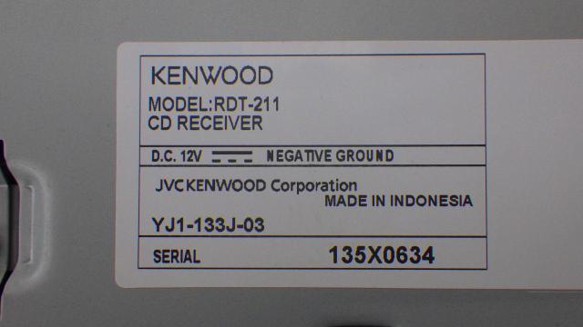 ☆値下げしました☆KENWOOD RDT-211-05