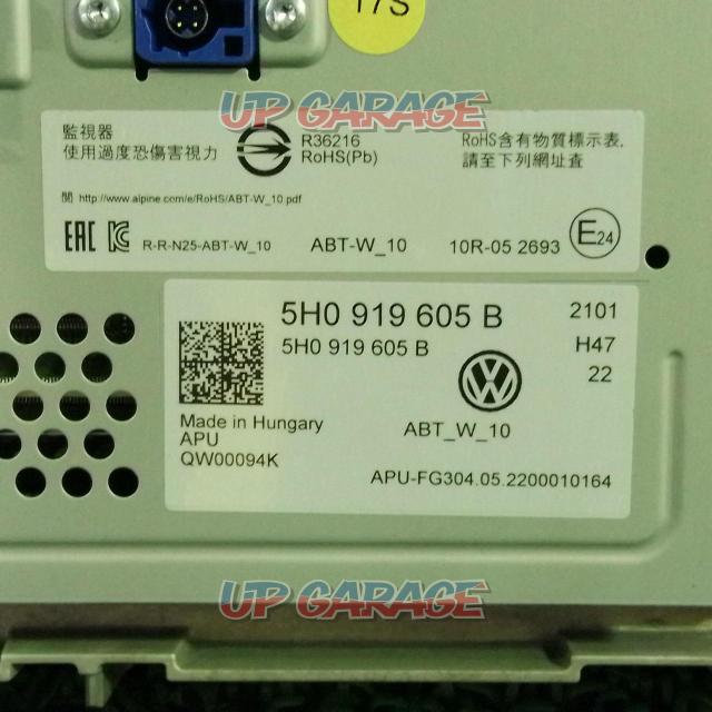 2024.01 Price reduced
Wakeari
Volkswagen
Genuine monitor
golf 8
5H0
919
605-04