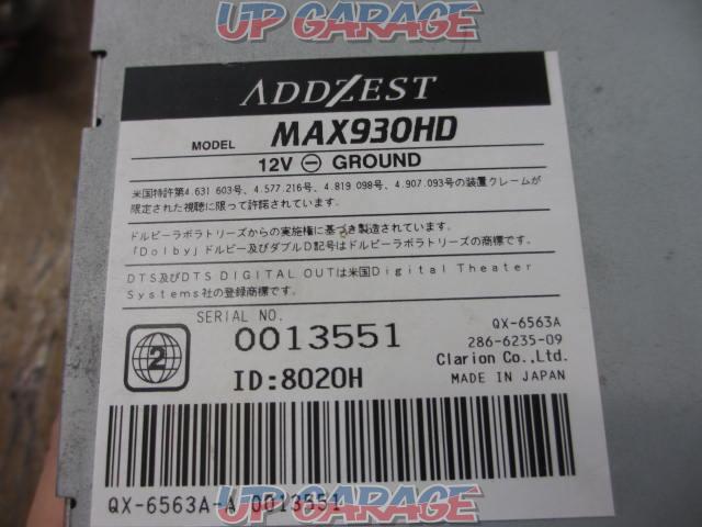 ★値下げしました★ ADDZEST MAX930HD HDDナビ !!!-06
