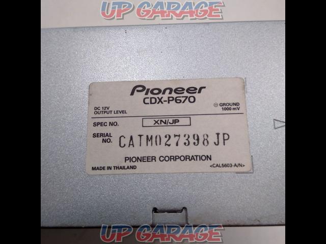 ※ current sales
carrozzeria
CDX-P670-04