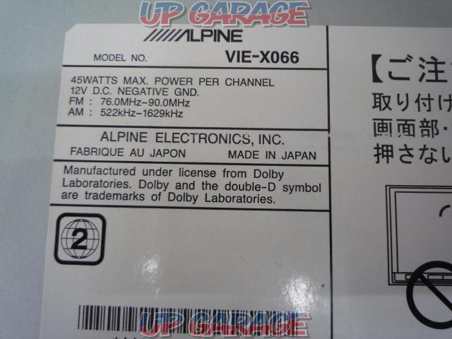 ★ALPINE(アルパイン) VIE-X066-05