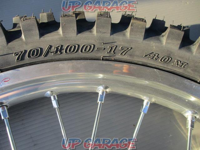 ◆ TAKASAGO
EXCEL
Front and rear wheel and tire set
CRF150 (year unknown)-06