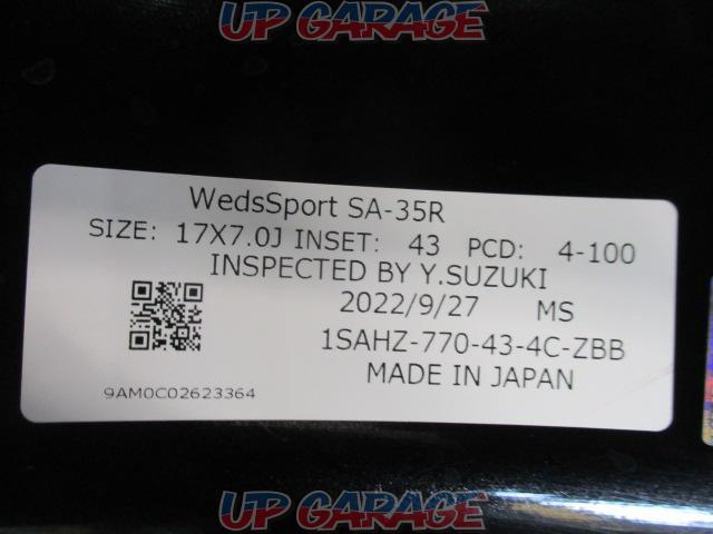 weds(ウェッズ) WedsSport SA-35R  + YOKOHAMA(ヨコハマ)  ADVAN FLE V701-07