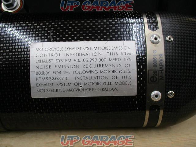 KTM genuine
AKRAPOVIC
Slip-on silencer-05