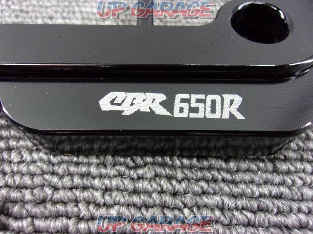 CBR650R  メーカー不明 アルミメーターカバー ブラック-02