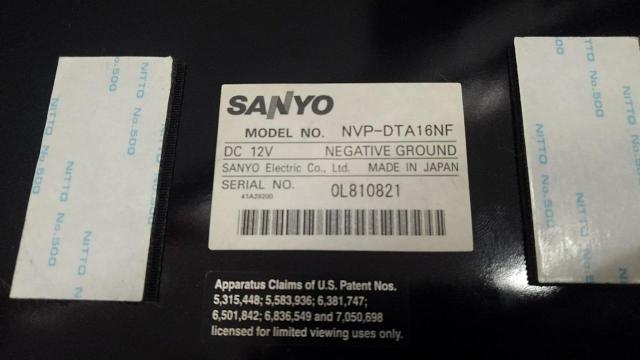 ※ワケアリ※ SANYO(サンヨー)NVP-DTA16NF 2x2地デジチューナー-04