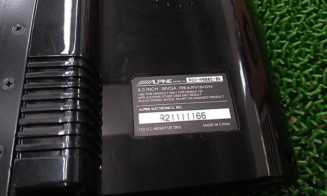 ALPINE
PCX-M900Z
9-inch wide monitor-07