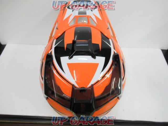 Arai(アライ) V-CROSS オフロードヘルメット ブラック/オレンジ Lサイズ-05