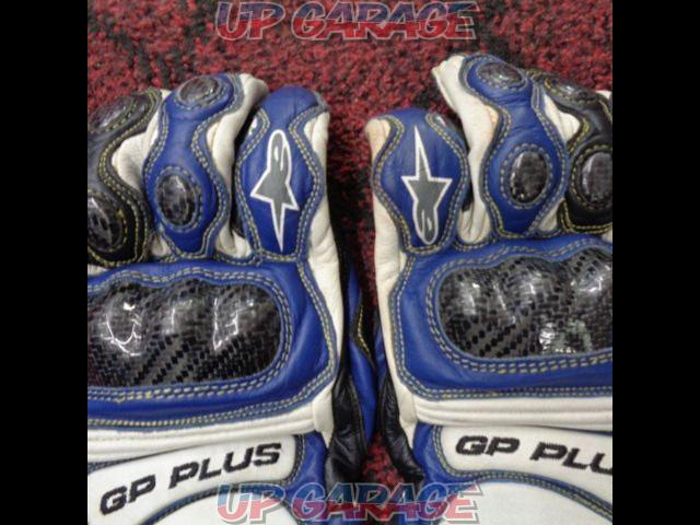 サイズXL/11【Alpinestars】GP-PLUSレーシンググローブ 白/青-02