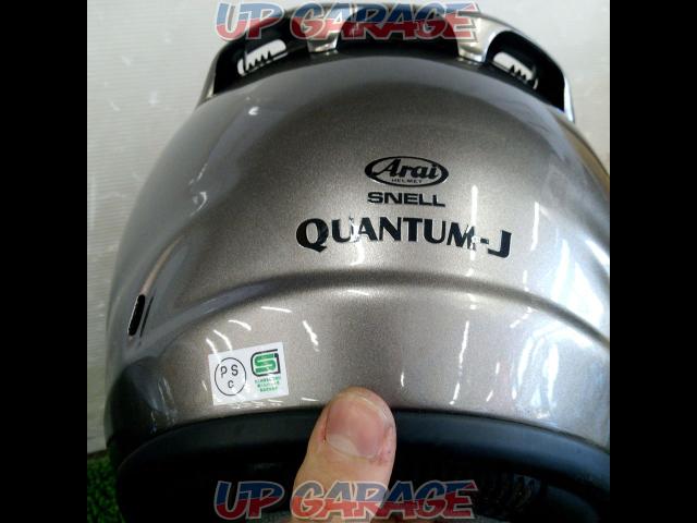 Arai(アライ)  QUANTUM-J フルフェイスヘルメット レオングレー XLサイズ-05